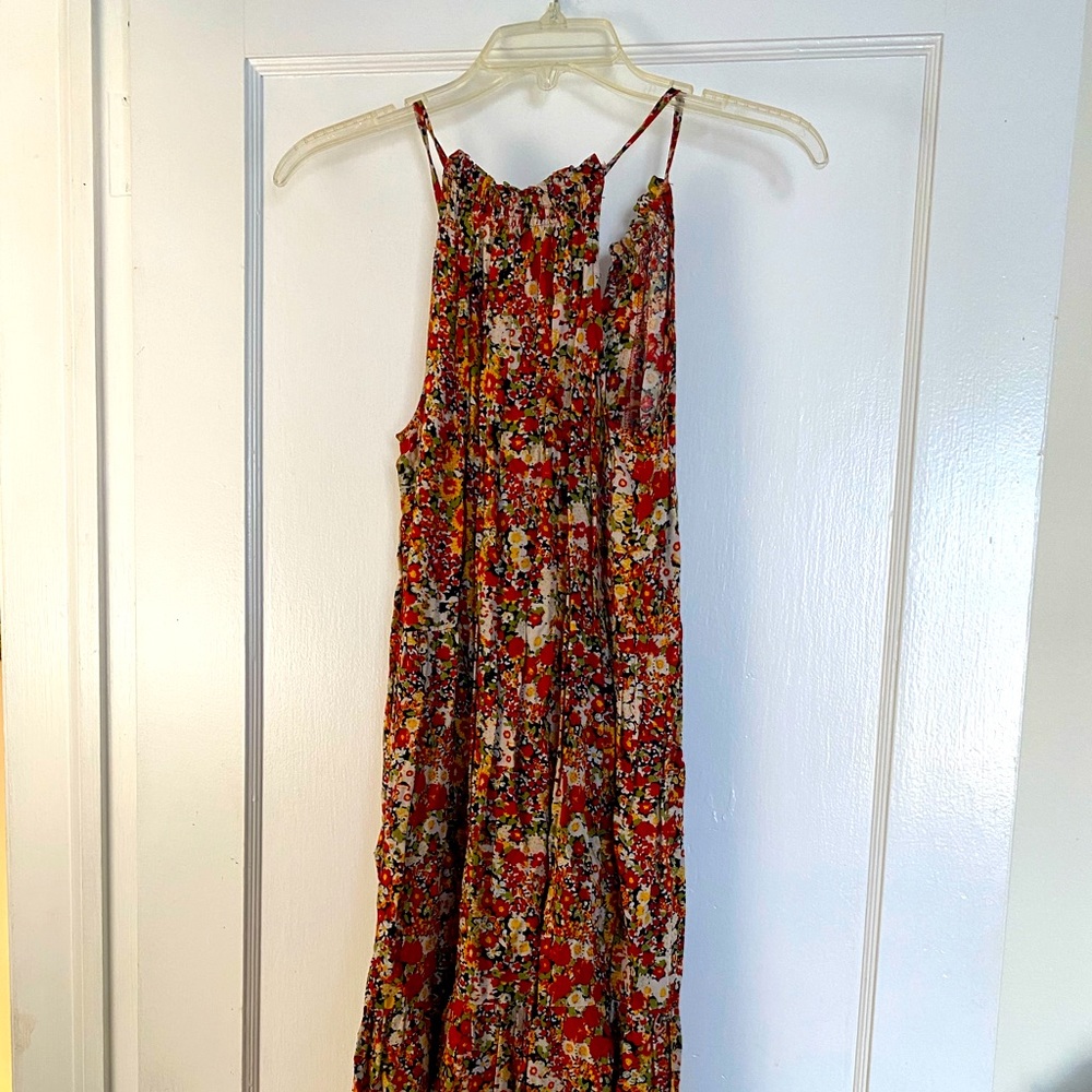 ARTISAN NY Floral Maxi Sleeveless Dress